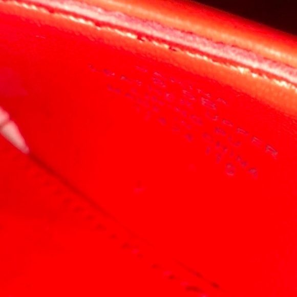 Lauren Ralph Lauren Bright red pointed toe stiletto heels 8.5 like new - Picture 15 of 16